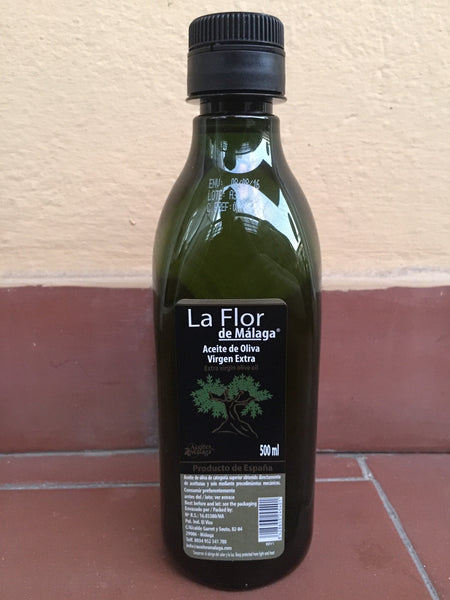 500 ml 'La Flor de Malaga' 100% pure extra virgin Olive Oil